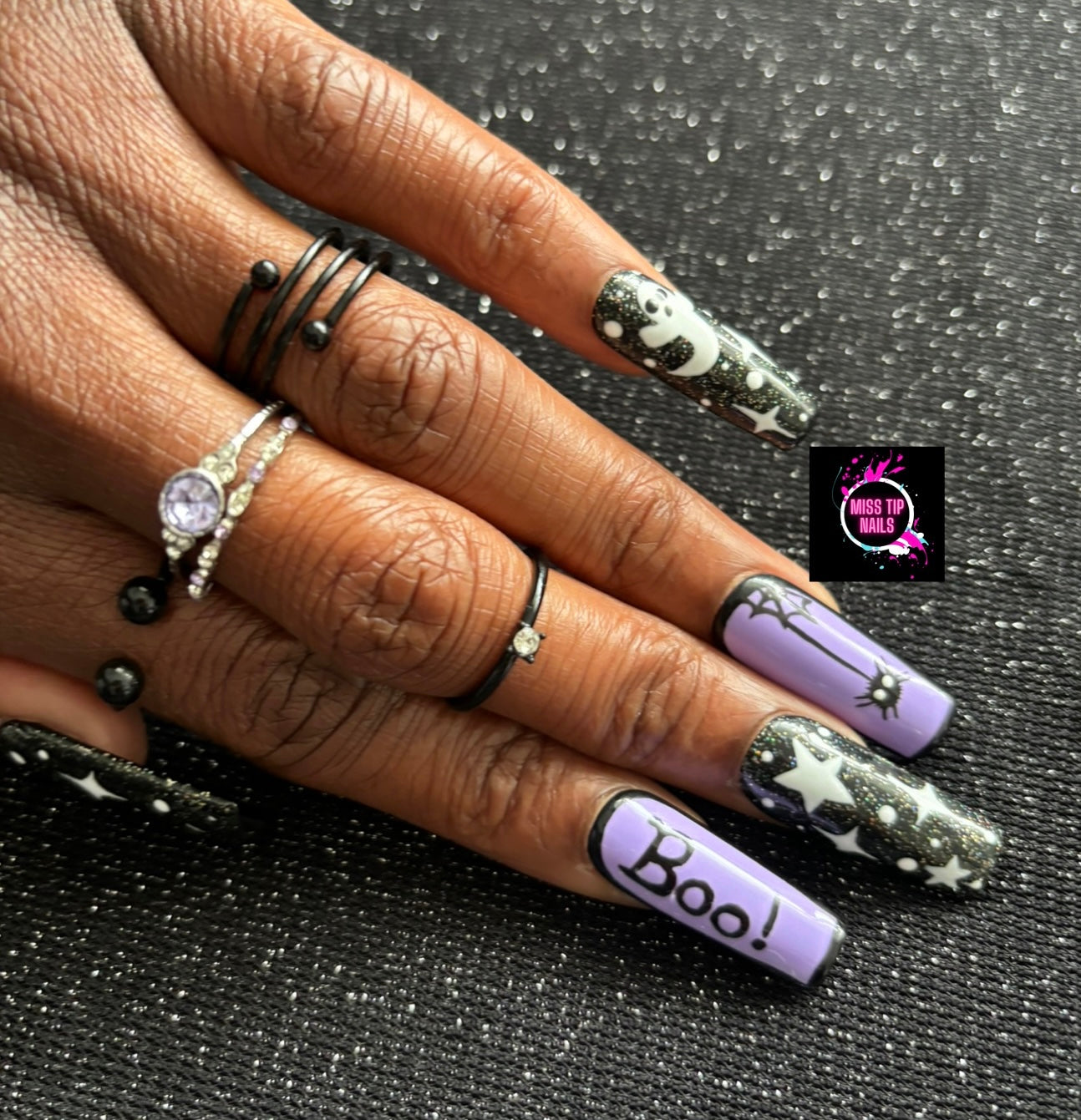 Press On Set "Boo! Did I scare You?"