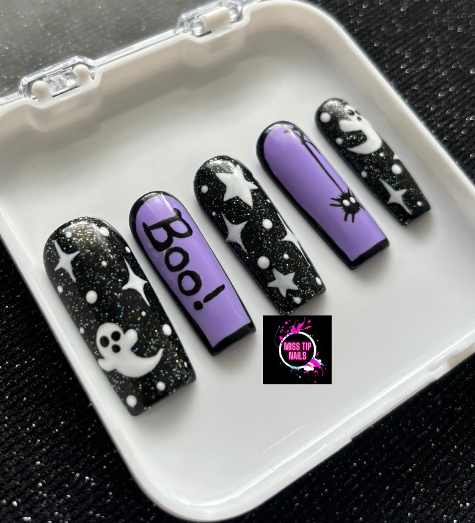 Press On Set "Boo! Did I scare You?"