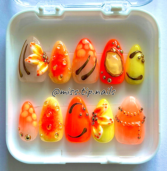 Press On Set "Citrus Fairy"