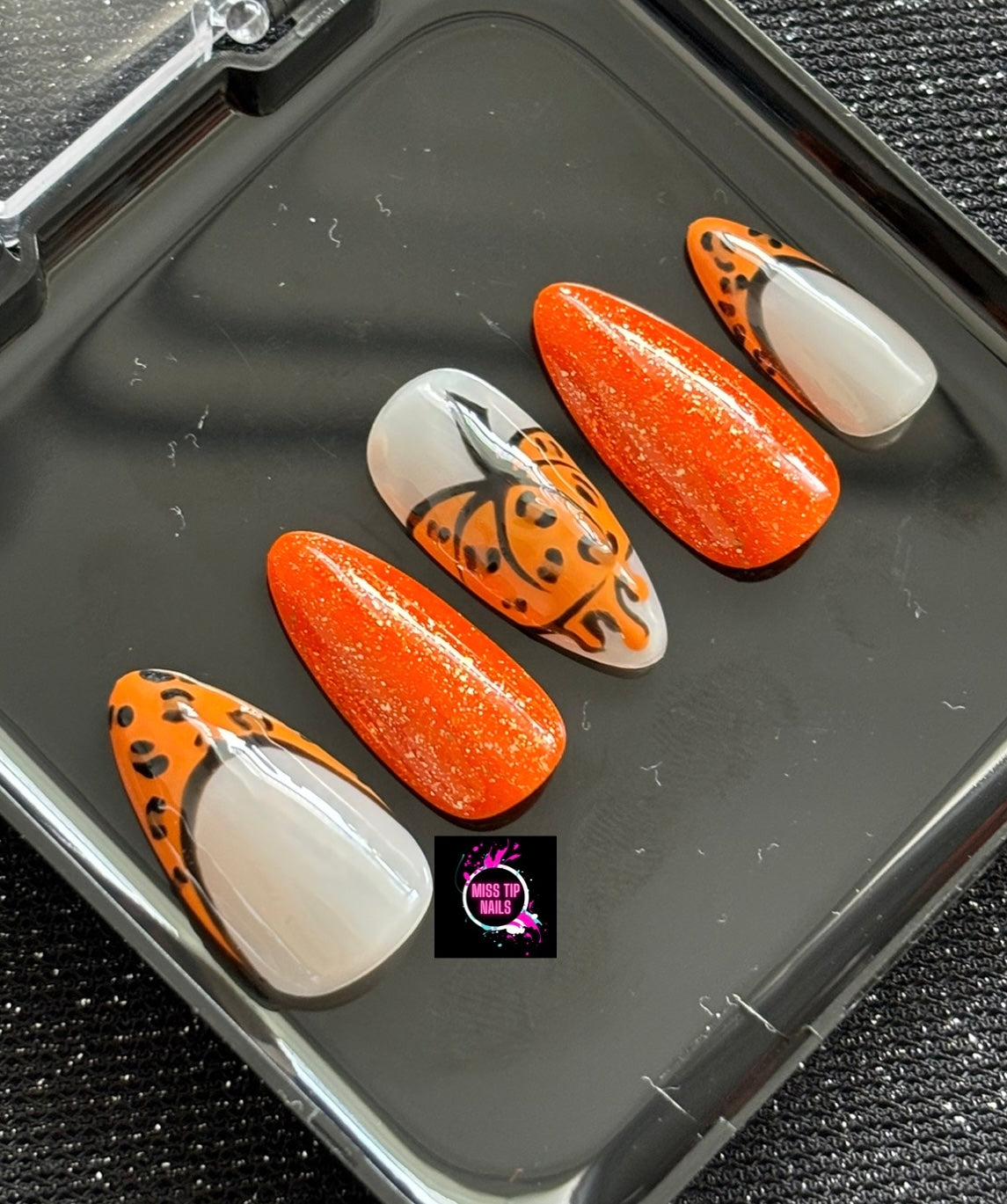 Press On Set "Leopard x Pumpkin"