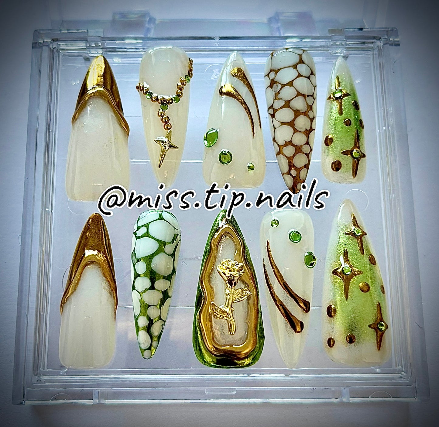 Press On Set "Green Machine"