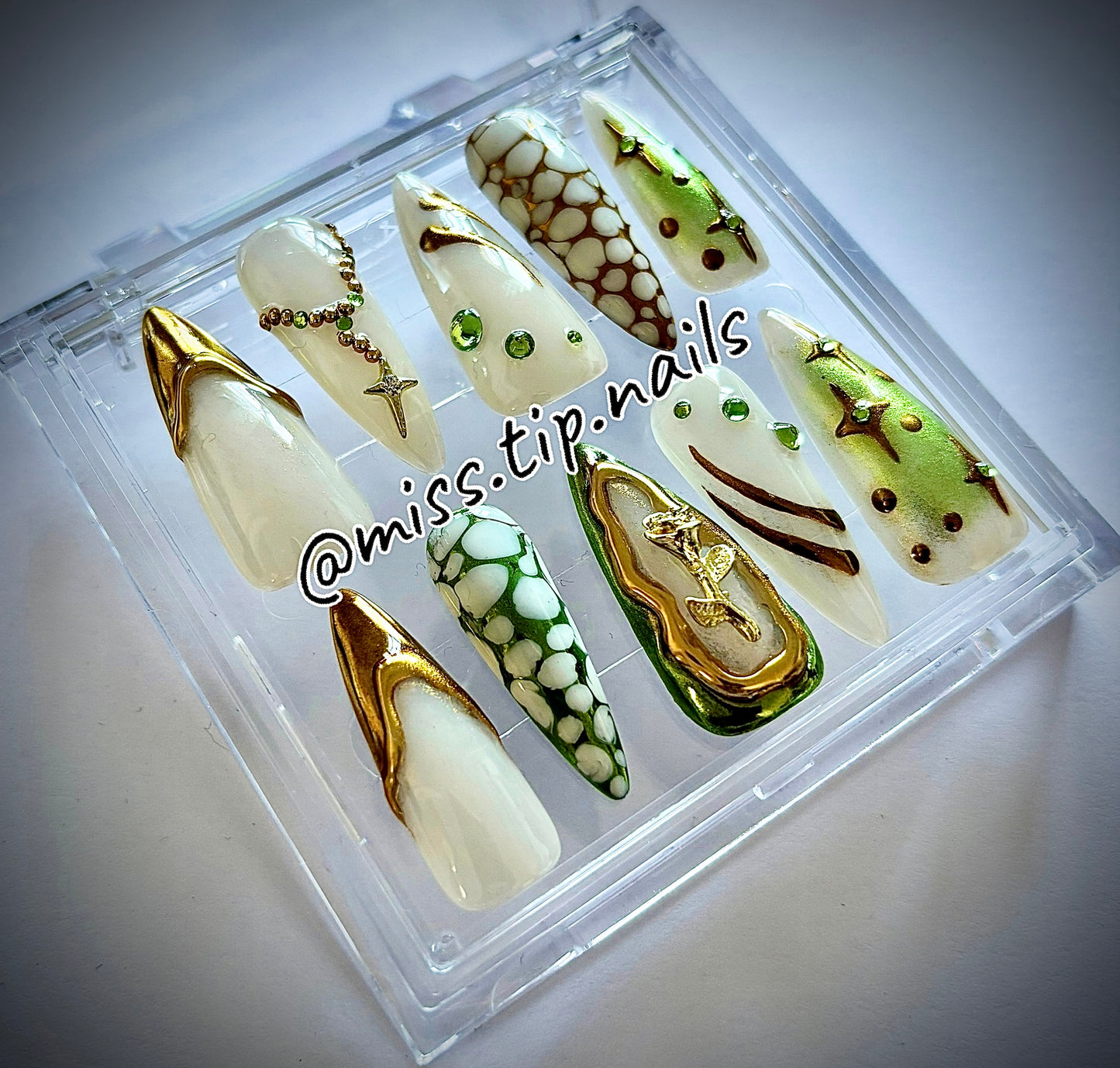 Press On Set "Green Machine"