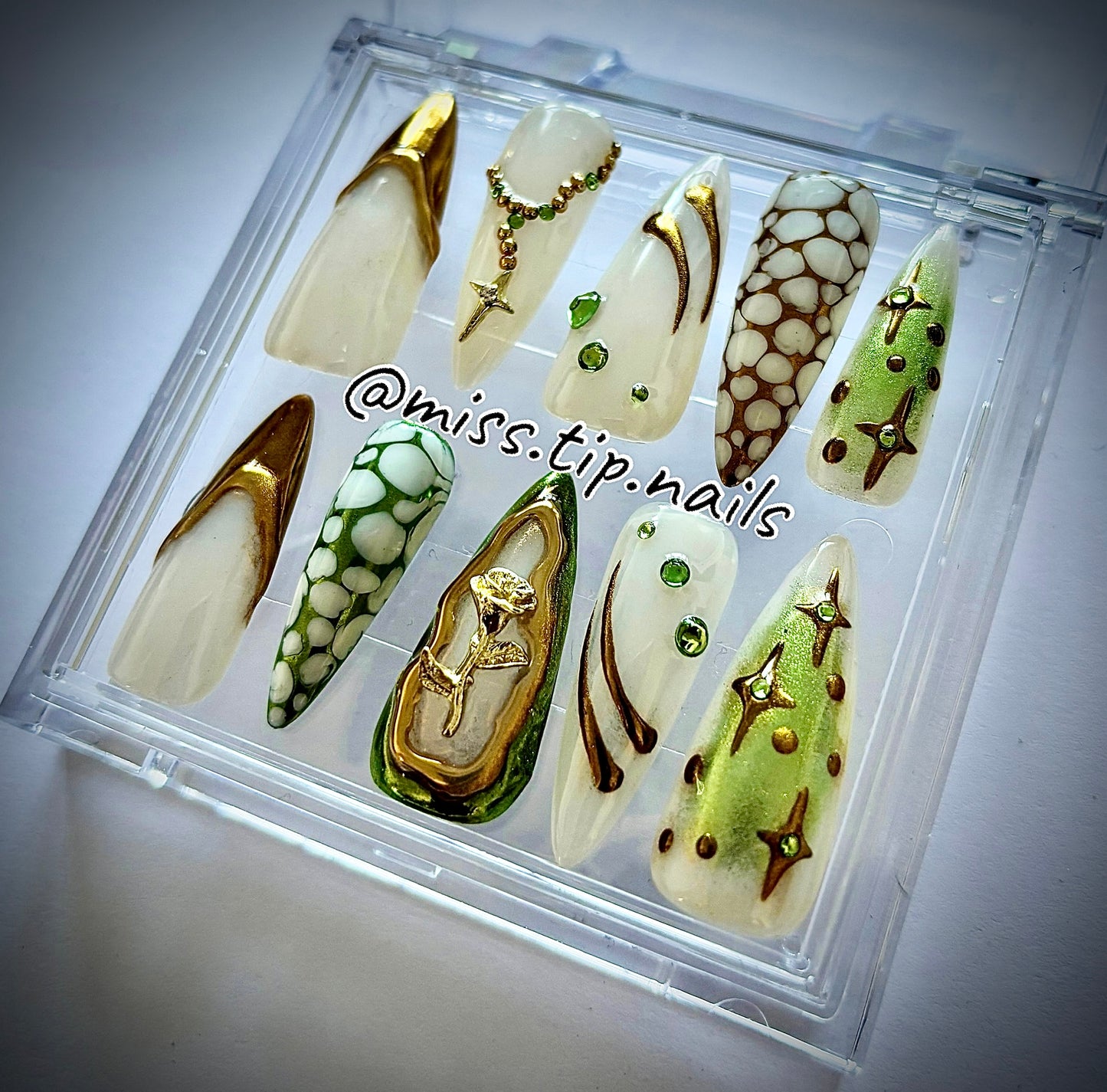 Press On Set "Green Machine"