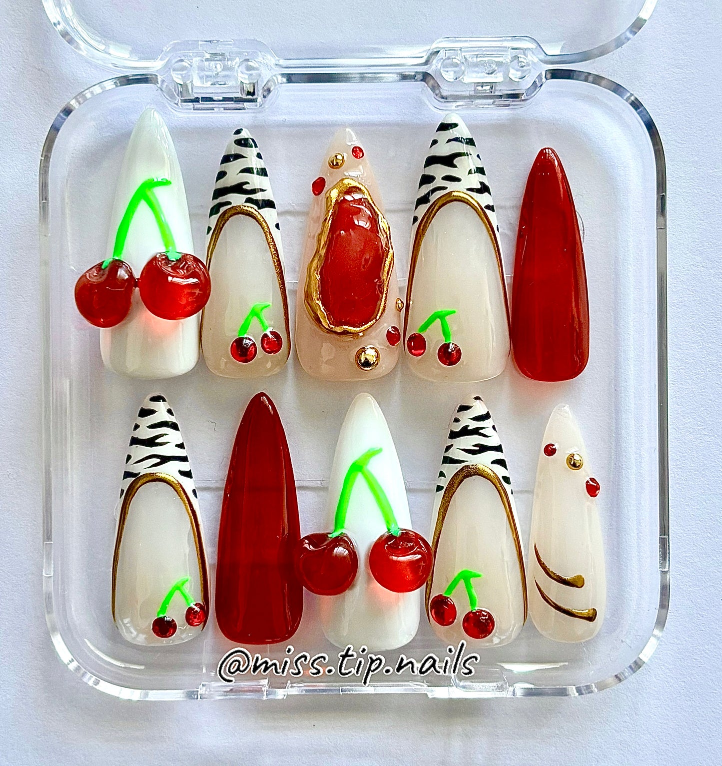 Press On Set "Very Cherry"